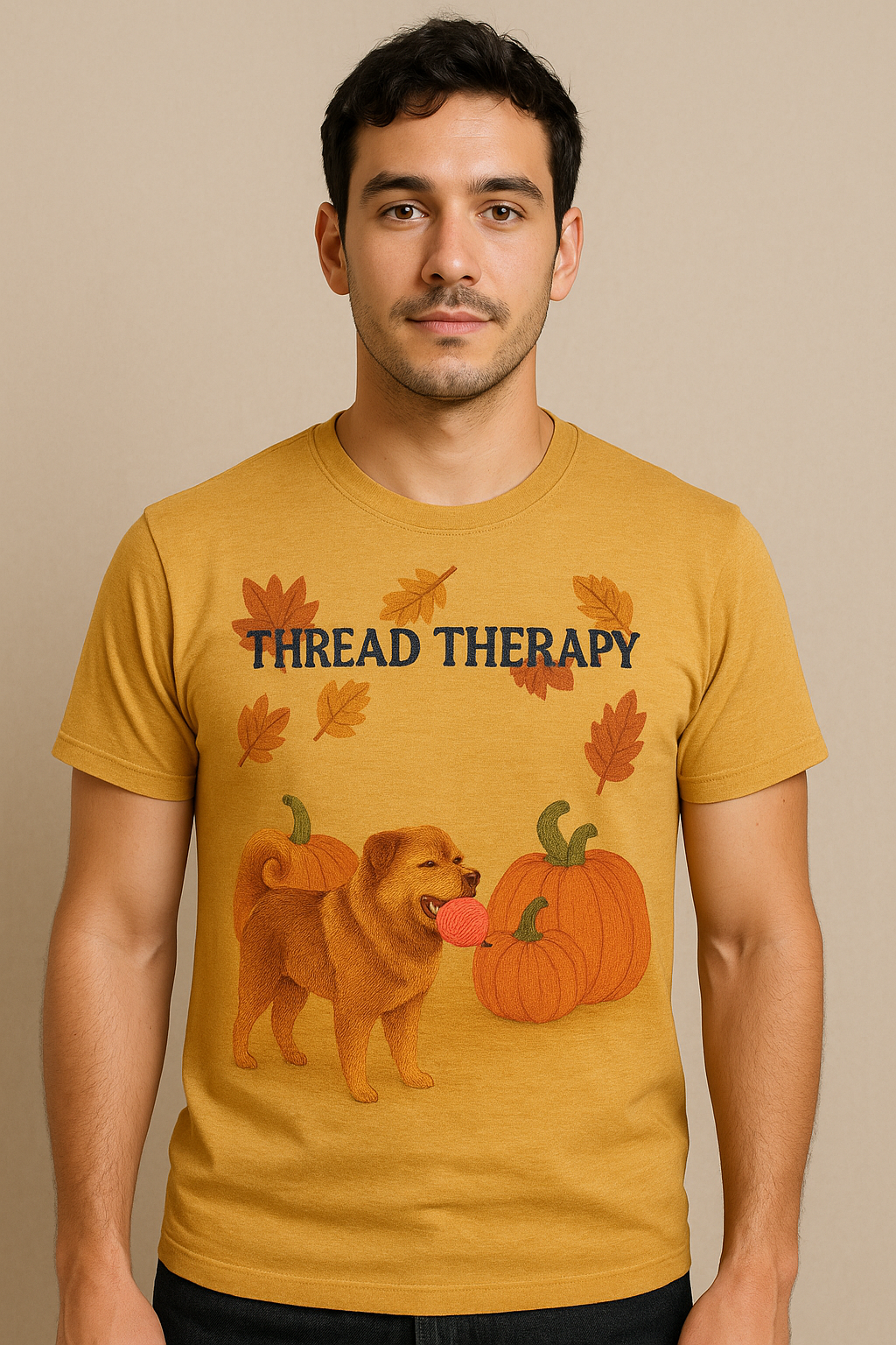 Pumpkin Patch Pup Tee - Fit T-shirt
